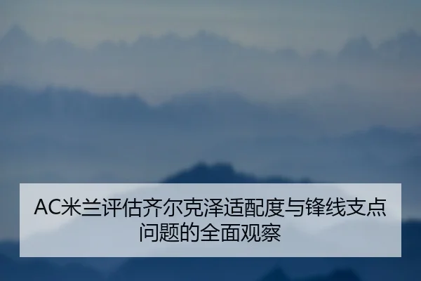 AC米兰评估齐尔克泽适配度与锋线支点问题的全面观察